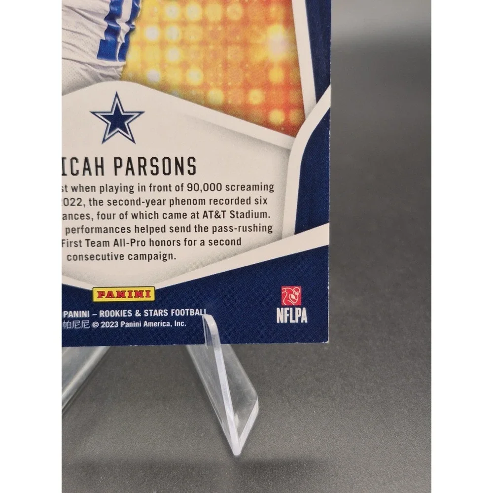 2023 Panini Rookies & Stars Micah Parsons #SO-15 Standing Ovation Green /25 SP